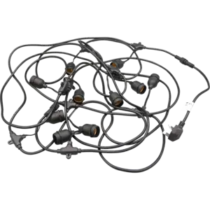 عقود لمبات اناره بلمسة سحرية وجذابة للمناسبات طول 20 متر 2 لمبة لكل متر 40 لمبة E27