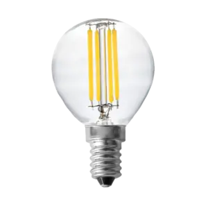 لمبات نجف شكل قزاز كروي شفاف مع لمسة اضاءة ديكور ابيض 3 واط يمكن استخدامها في لمبات النجف والثريات E14